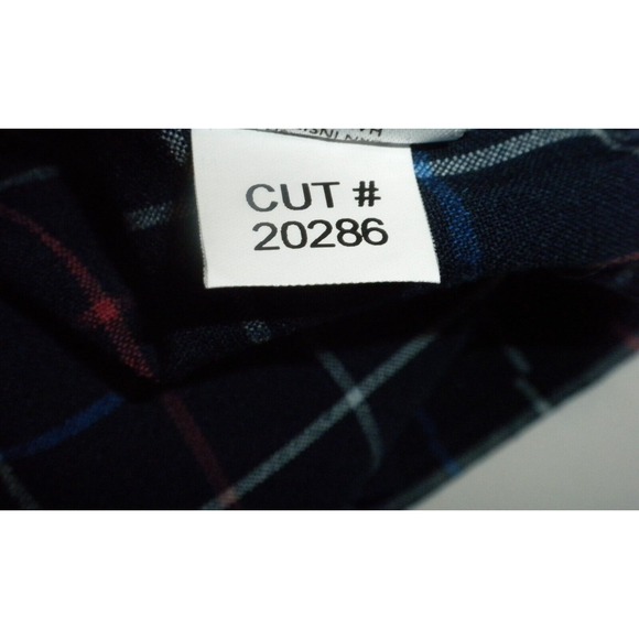 Mizzen + Main Leeward Shirt Mens XL Blue Plaid Trim Fit Button Down Long Sleeve - Picture 10 of 13